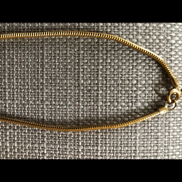 Vintage 70’s gold ying yang snake chain necklace - Picture 5 of 5